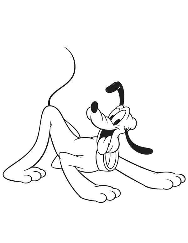 600x776 Pluto Coloring Pages