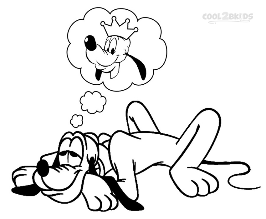 850x701 Printable Pluto Coloring Pages For Kids Cool2bkids