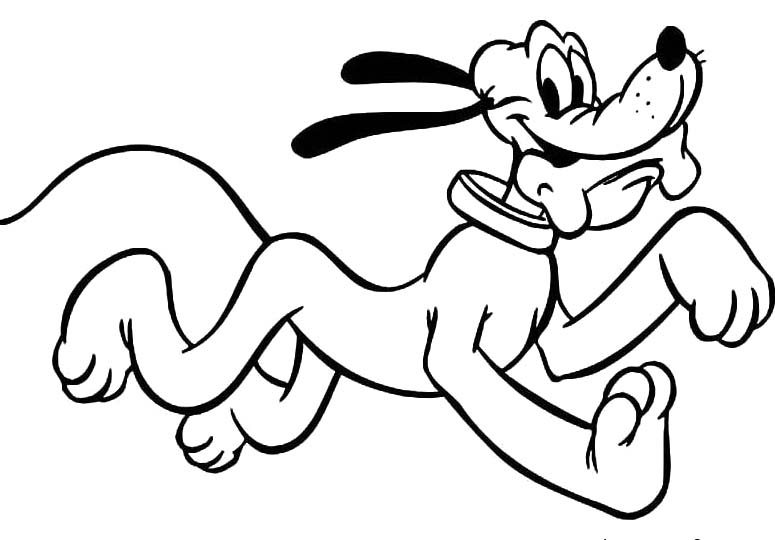 775x540 Lovely Pluto Coloring Pages 71 For Coloring Pages To Print