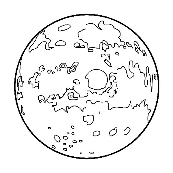 Pluto Planet Drawing