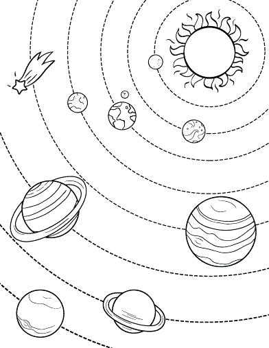 392x507 Planet Coloring Page Coloring Page Planet Coloring Pages Print