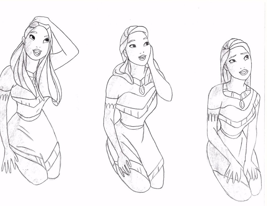 1017x786 Pocahontas Knees Sketch Drawing By Julietcapulet432