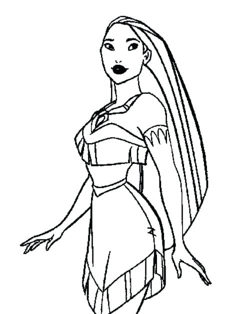 Pocahontas Drawing at GetDrawings | Free download