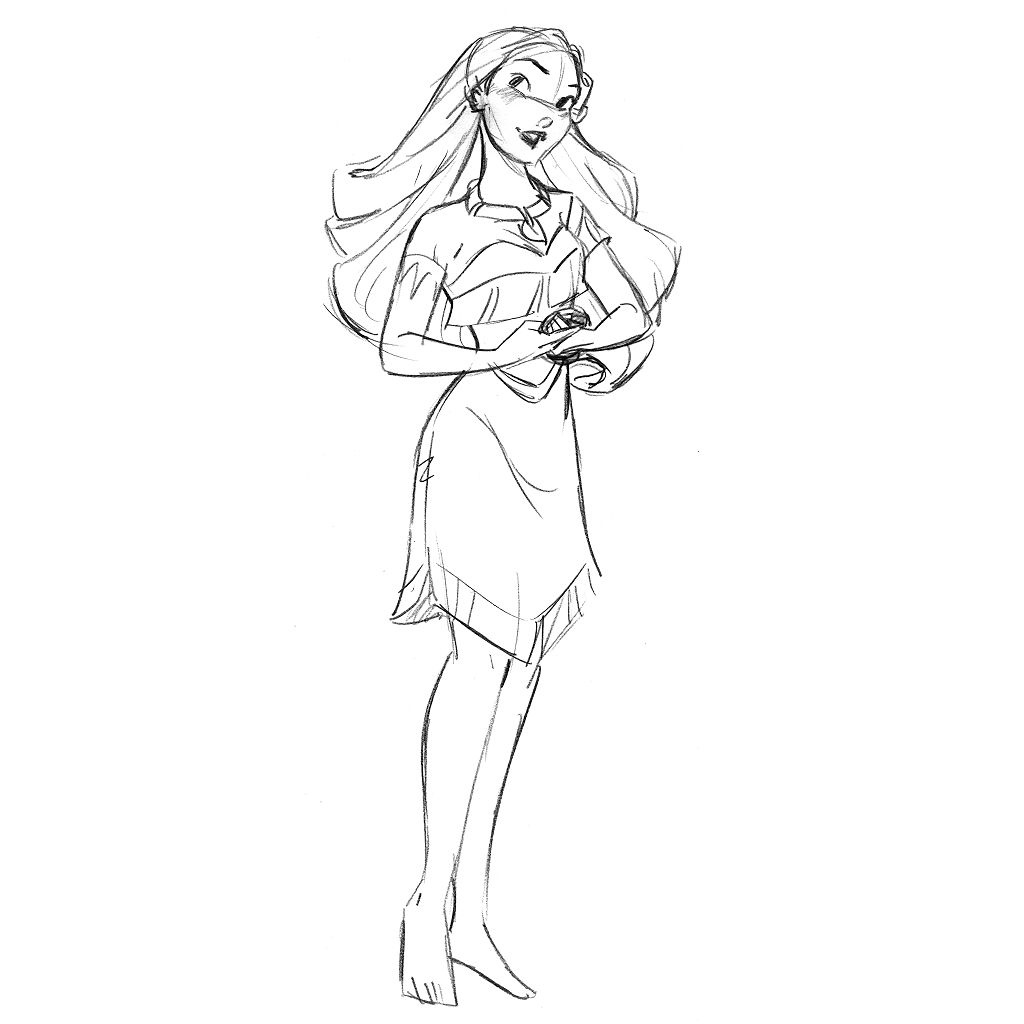 1024x1024 Disney Princess Pocahontas Ornament