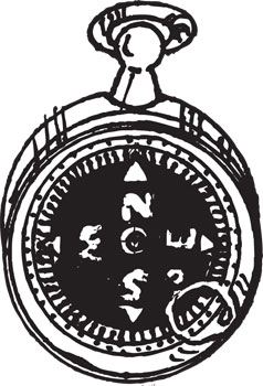 238x350 Aluminum Pocket Compass