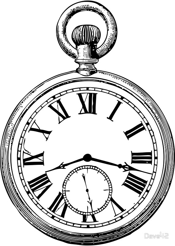 571x800 Pocket Watch Canvas Prints By Dave42 Redbubble