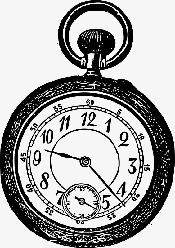 564x800 Hand Painted Table, Hand Painted, Cartoon, Pocket Watch Png