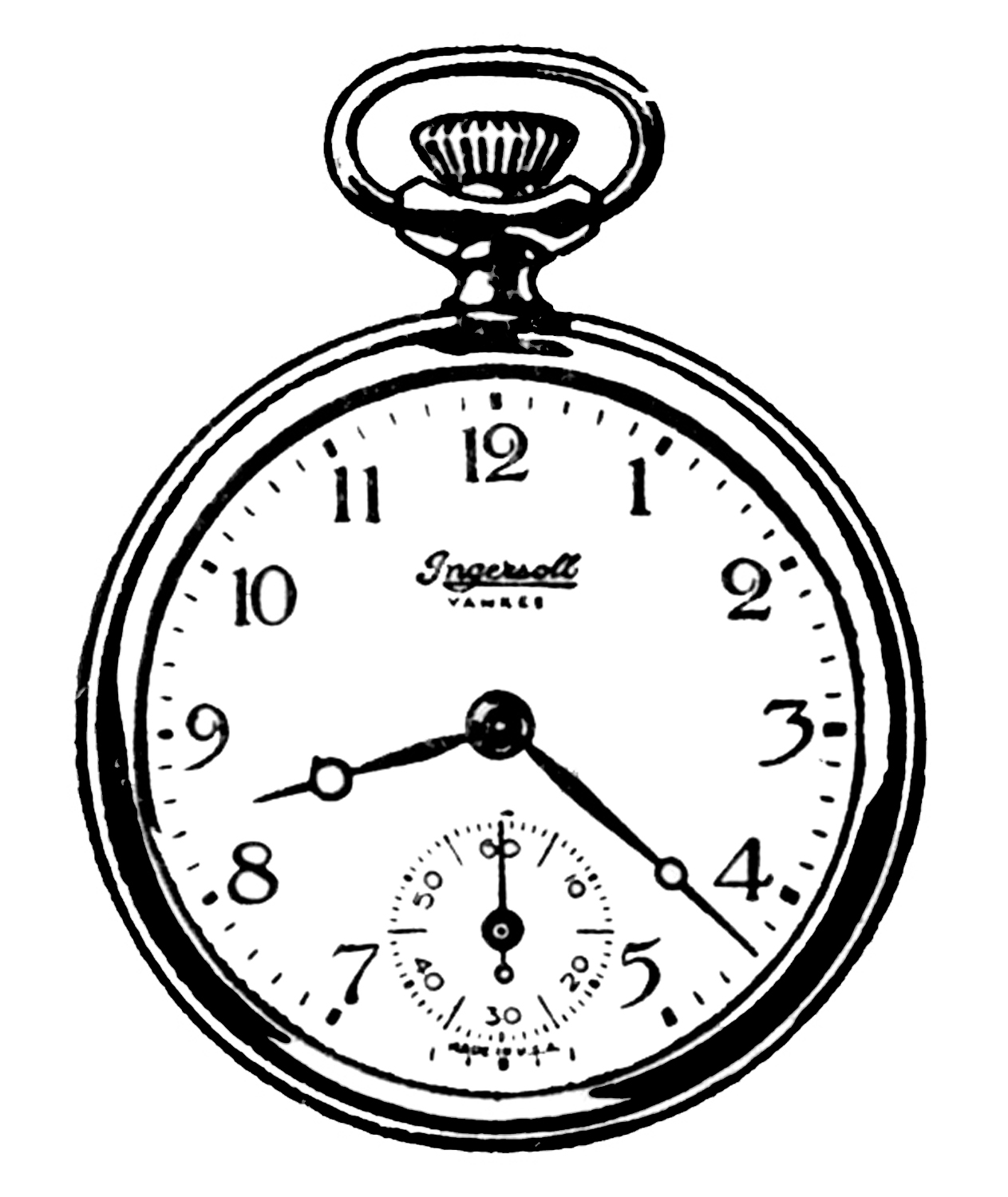 1263x1500 Pocket Watch Clipart