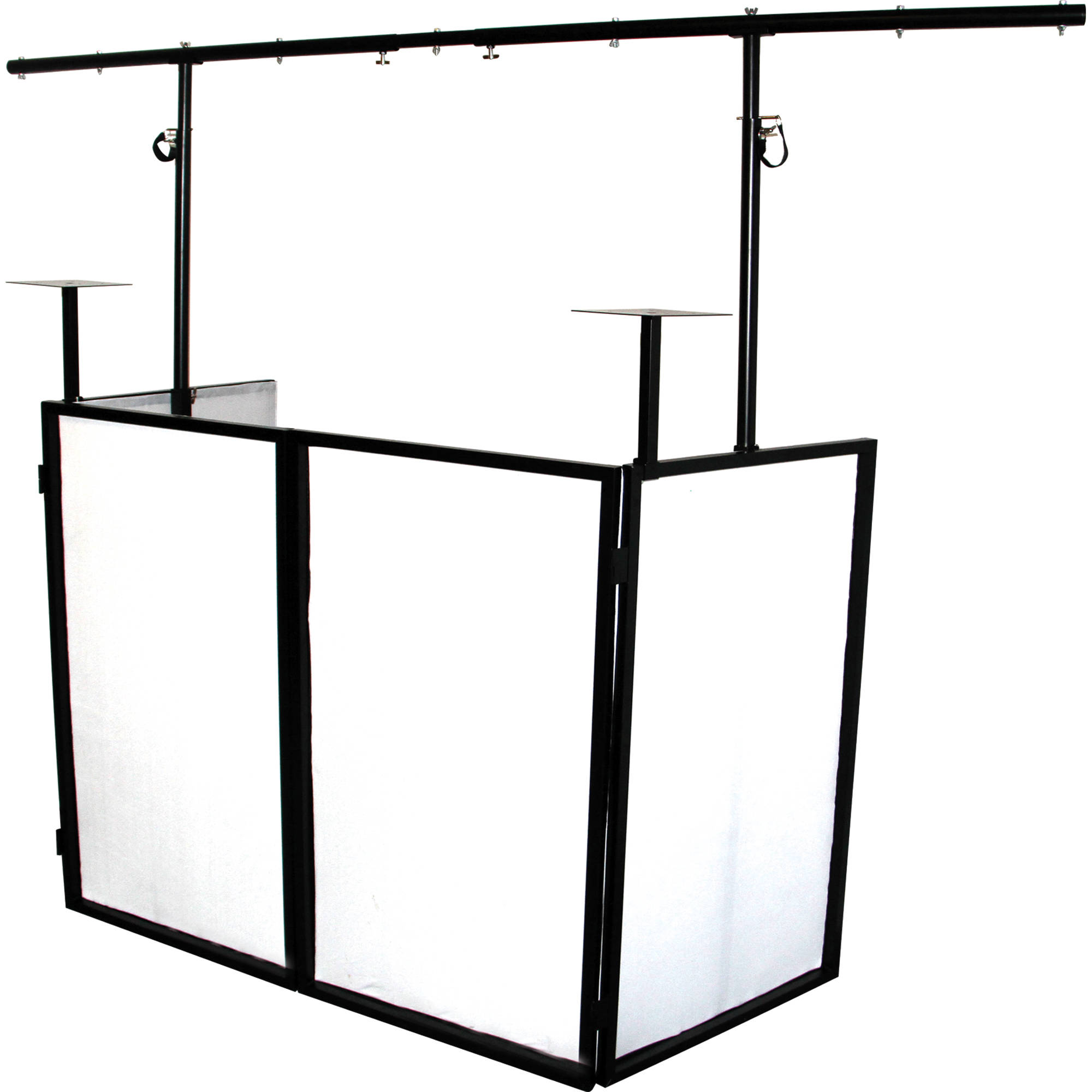2000x2000 Novopro Sdx Foldable Dj Booth With Lighting Bar And Sdxbooth Bamph