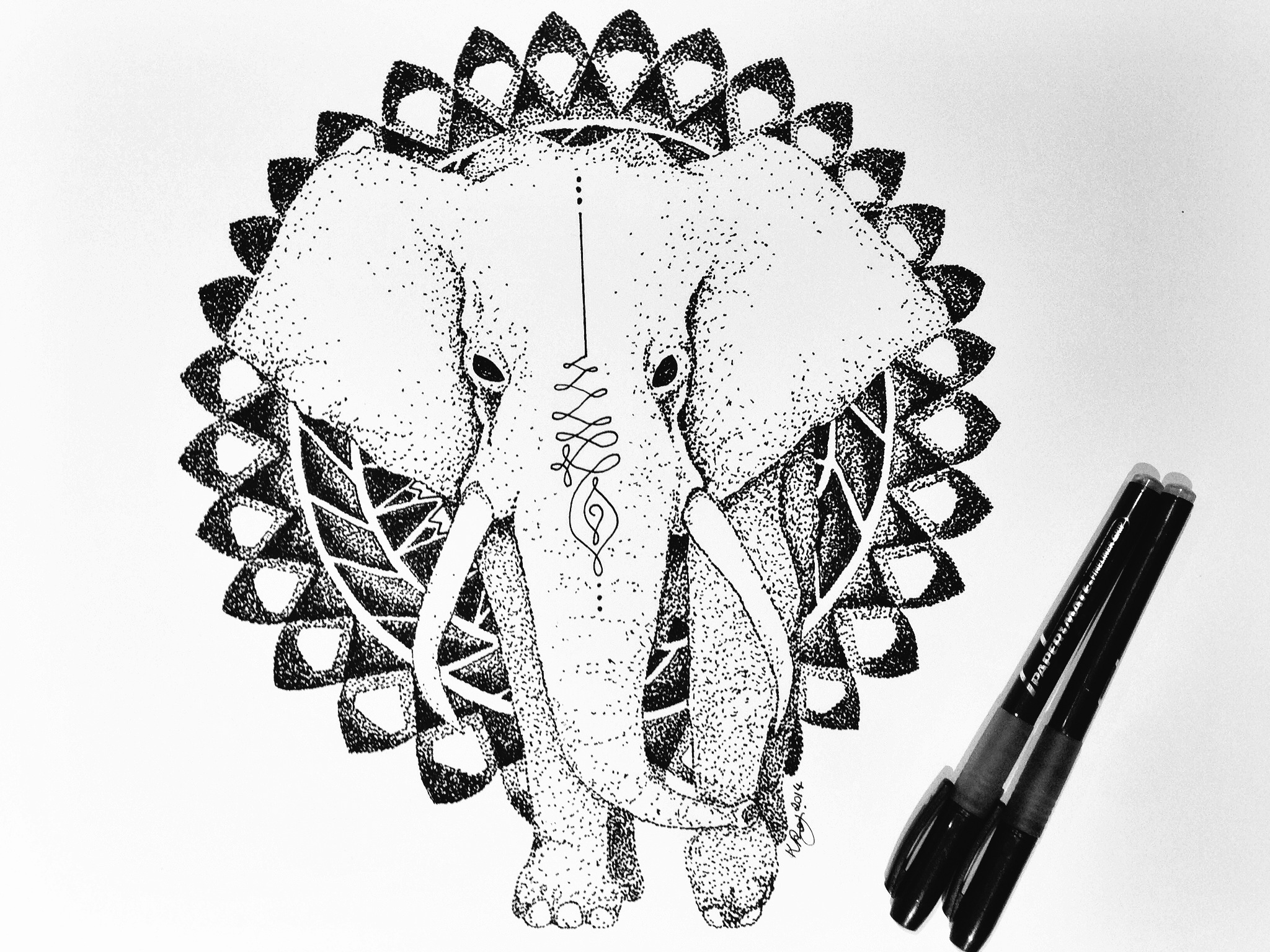 2048x1536 Intricate Pointillism