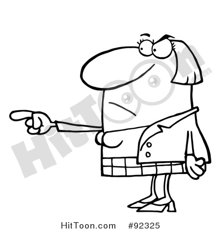 450x470 Pointing Finger Clipart