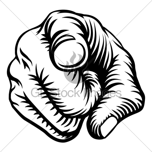 500x500 Finger Pointing Hand Fist Wants You Gl Stock Images