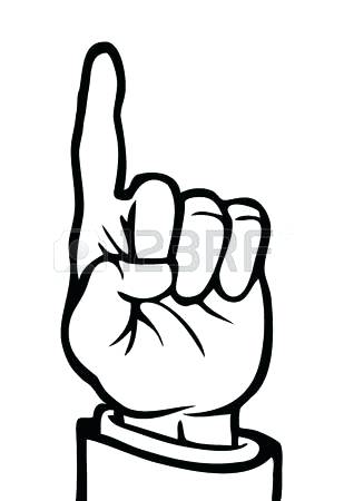309x450 Pointing Finger Clipart Sign Language D Finger Pointing Hand
