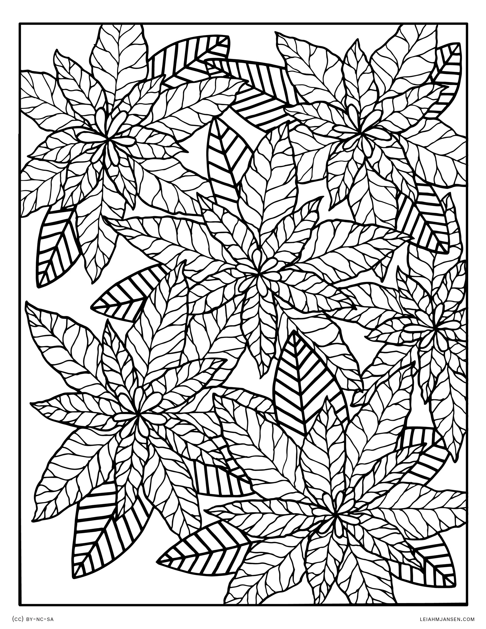 1700x2200 Holiday Coloring Pages