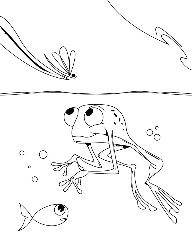 650x840 Poison Dart Frog Coloring Page 364795