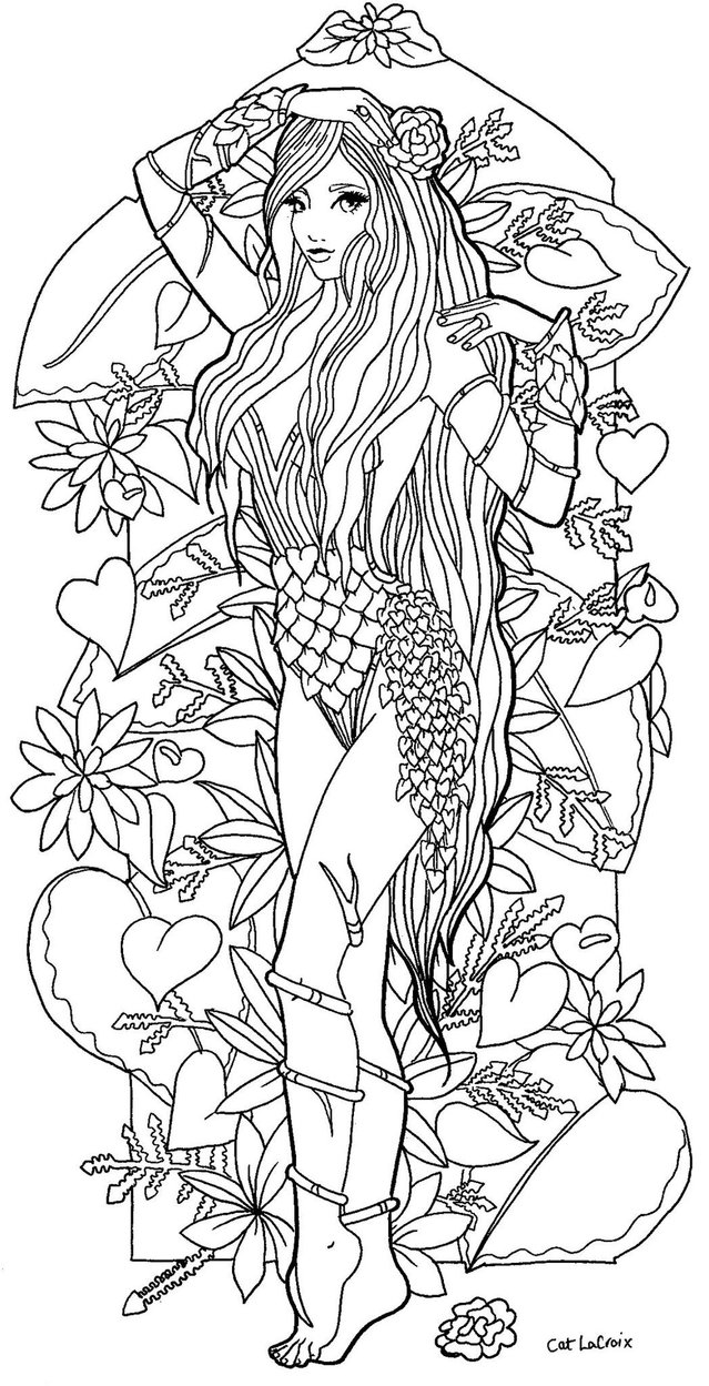 639x1249 Poison Ivy Line Work By Catlacroix