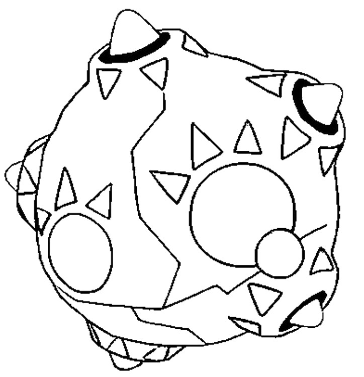 724x750 Coloring Page Pokemon Sun And Moon Minior 29