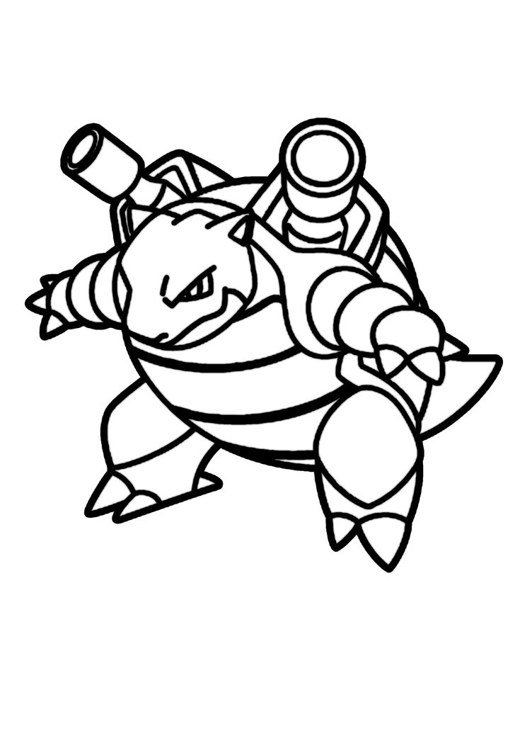 Pokemon Blastoise Drawing at GetDrawings | Free download