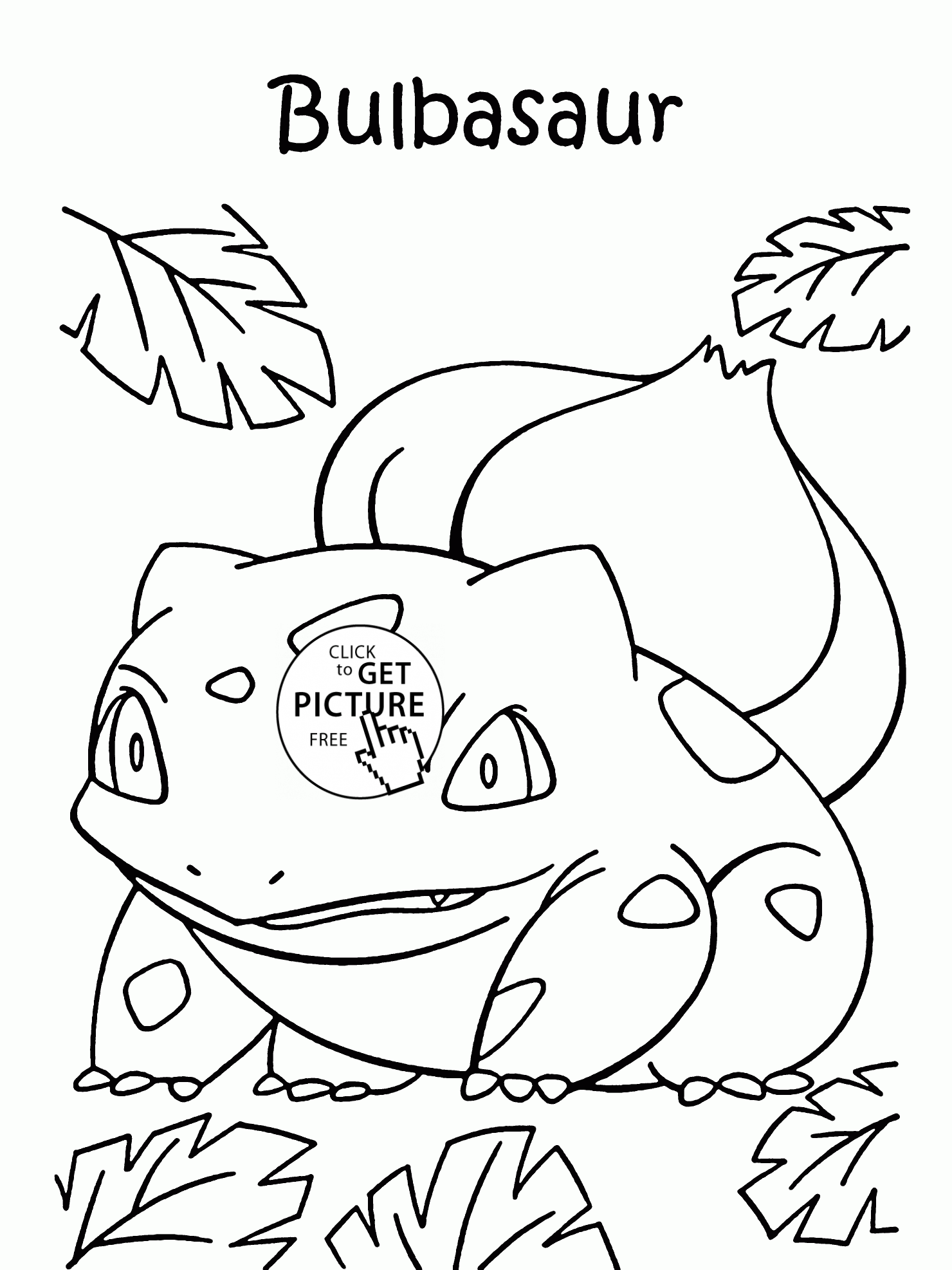 1480x1973 Bulbasaur Pokemon Coloring Pages For Kids, Pokemon Characters