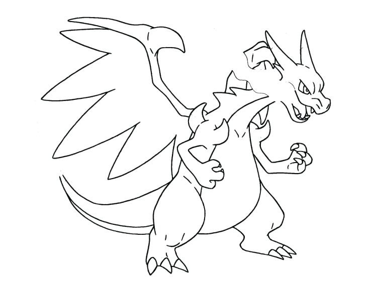 728x564 How To Draw A Coloring Page Charizard Y Pages Murs
