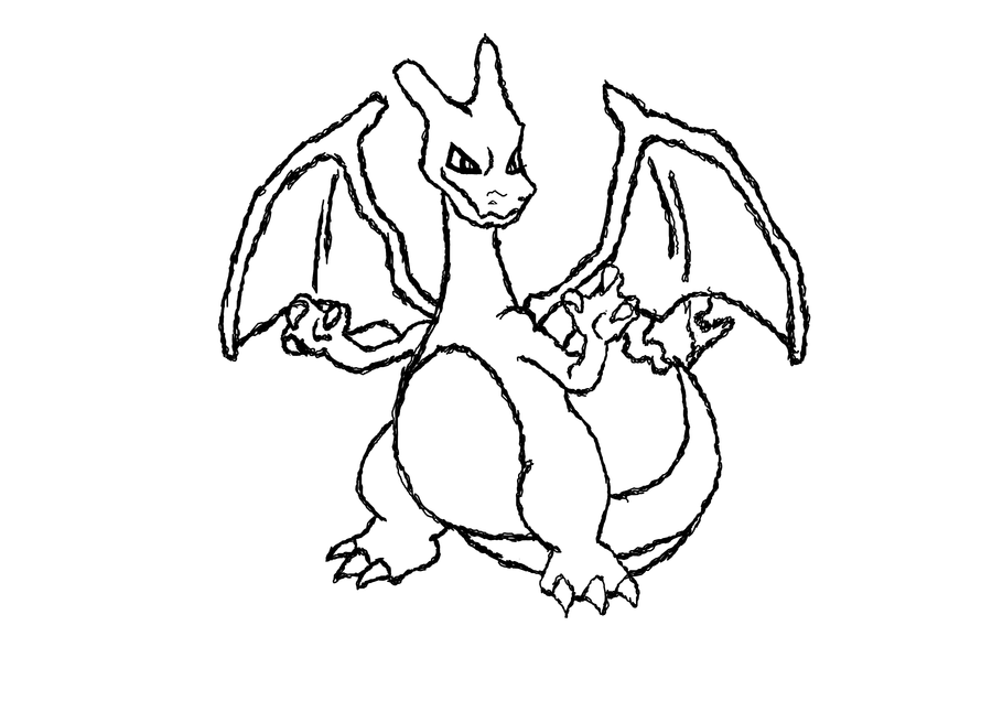 Pokemon Charizard Drawing at GetDrawings | Free download