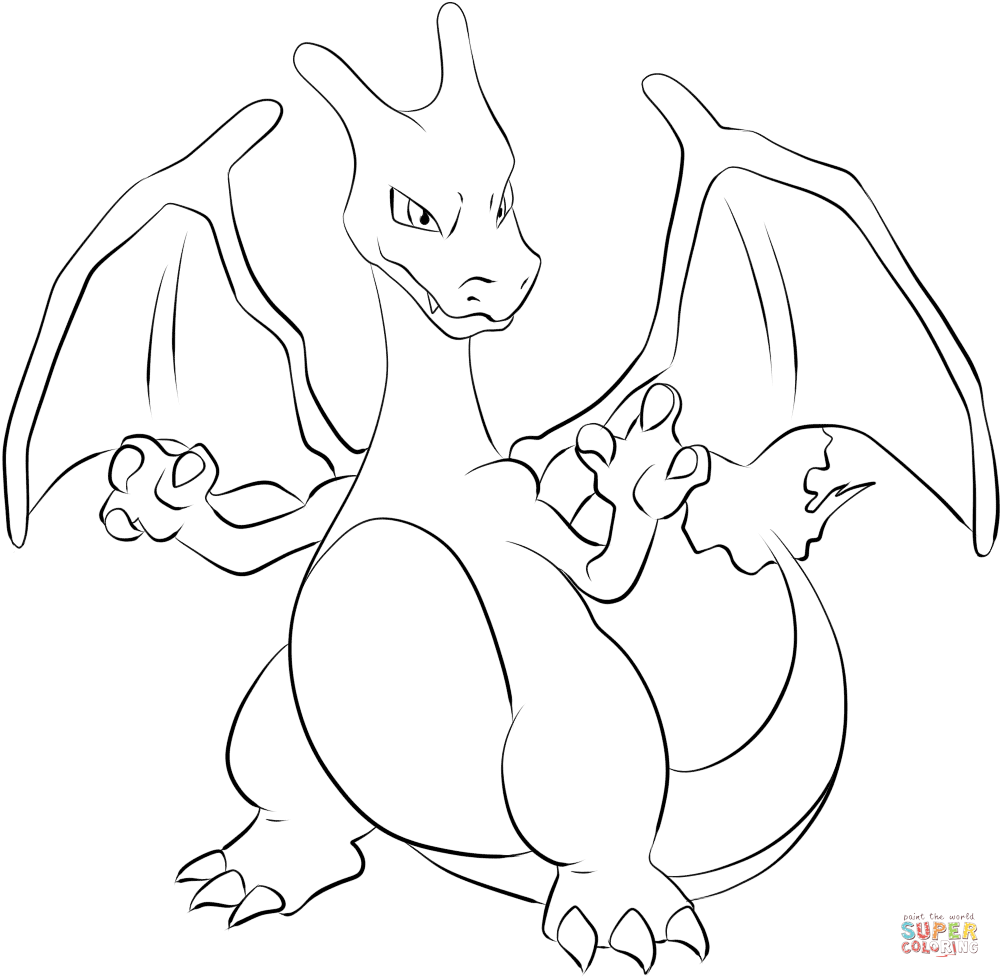 1000x978 Charizard Coloring Page Free Printable Coloring Pages