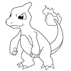 236x236 Chibi Charmander Coloring Pages