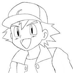 236x236 How To Draw Ash Ketchum From Pokemon Step By Step Drawing Lesson