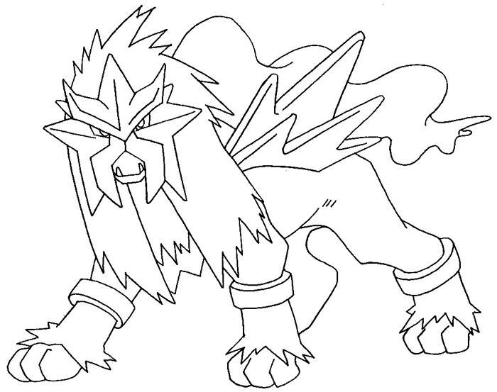 700x553 How To Draw Entei From Pokemon With Easy Step By Step Drawing