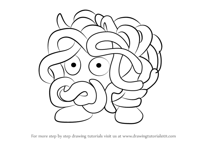 800x565 Learn How To Draw Tangela From Pokemon Go (Pokemon Go) Step By