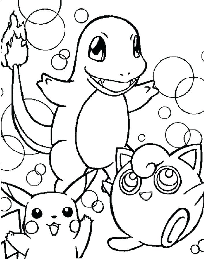 706x894 Minimalist Pokemon Coloring Pages Online Kids Download Charmander