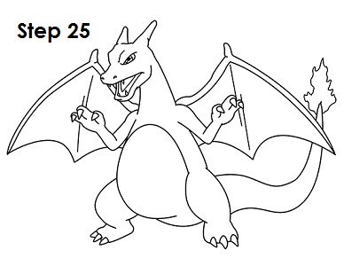 388x300 How To Draw Charizard
