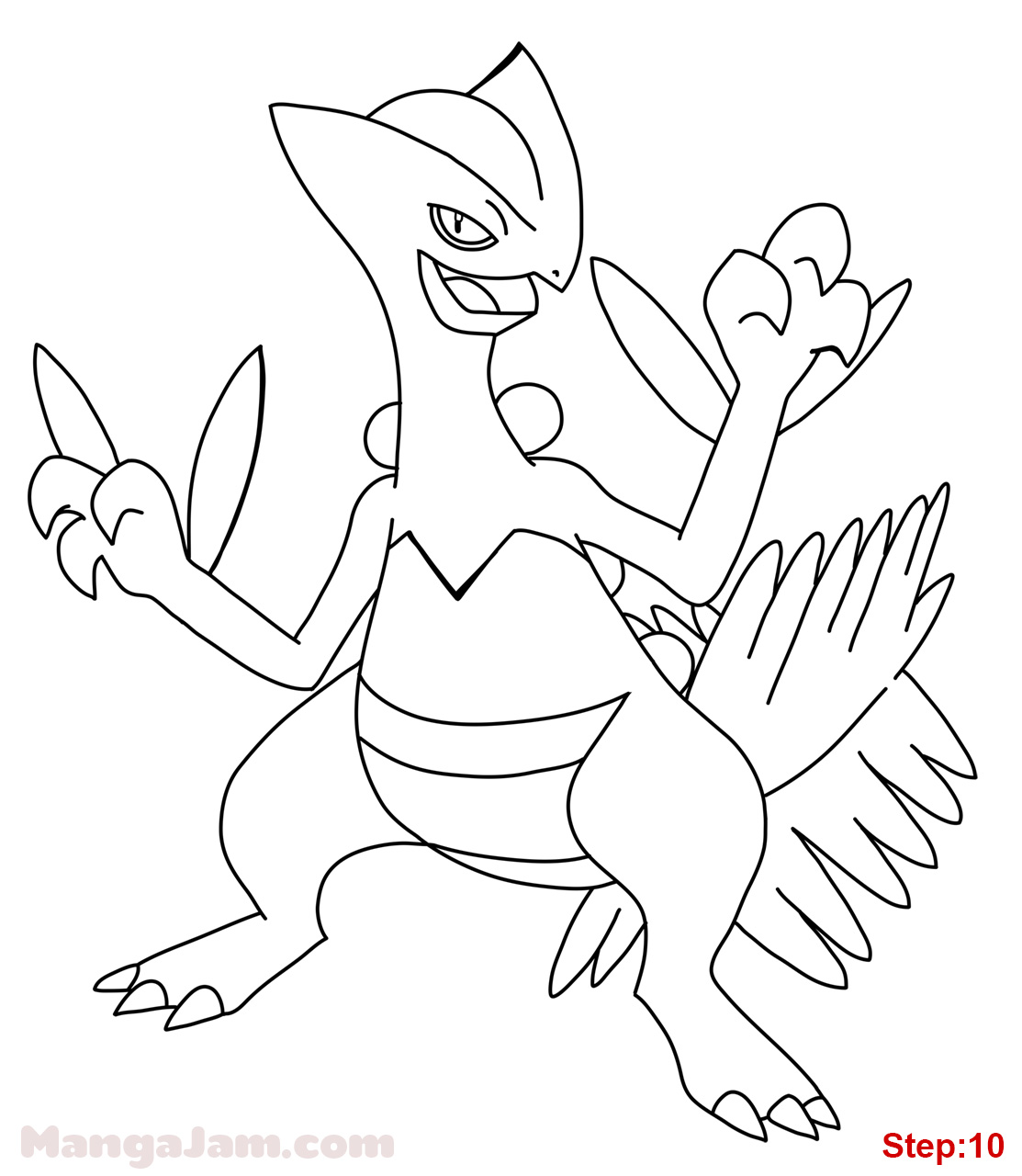 1113x1280 How To Draw Sceptile Pokemon