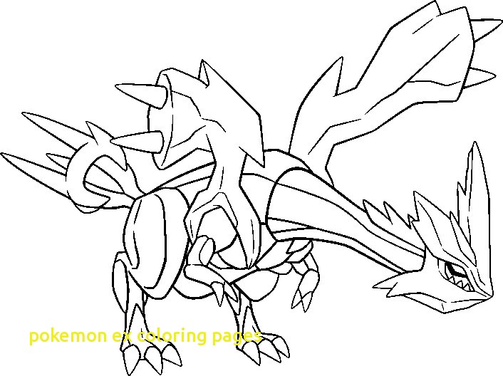 706x528 Pokemon Ex Coloring Pages With Coloring Pages Pokemon Kyurem