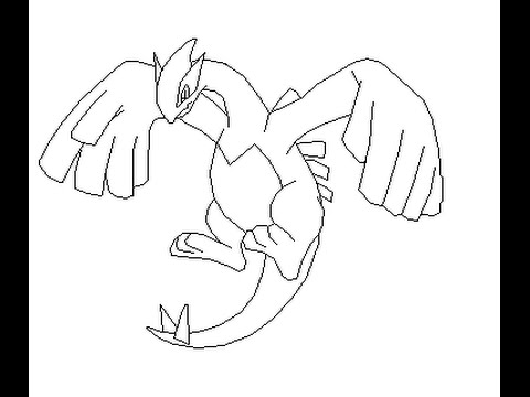 480x360 How To Draw Lugia