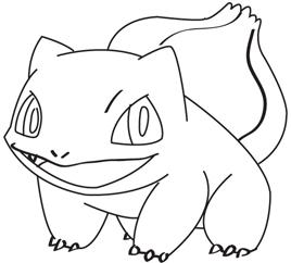 268x242 How To Draw Bulbasaur