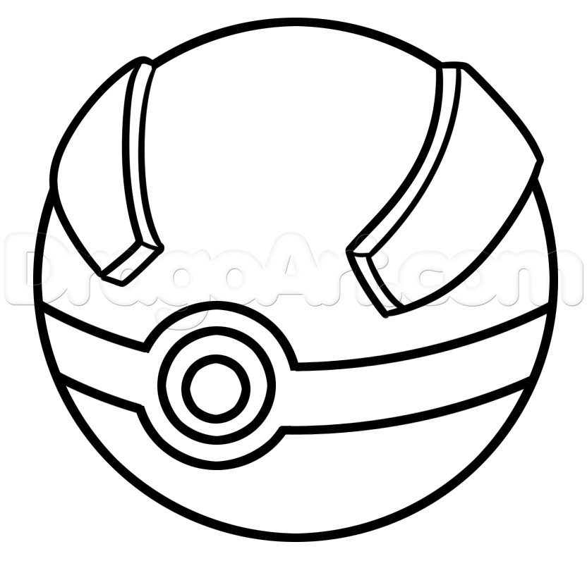 832x796 Pokemon Ball Coloring Pages Printable To Cure Draw Page