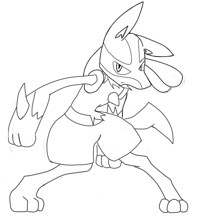 684x723 Lucario By Imgwen
