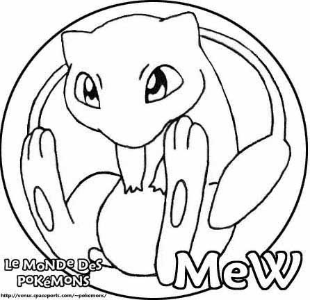 446x432 Pokemon Mew Coloring Pages Weekly Printable Coloring Pages