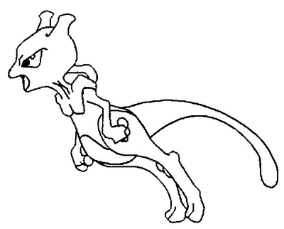 400x322 Mew 2 Coloring Sheets Pages Pokemon Drawings