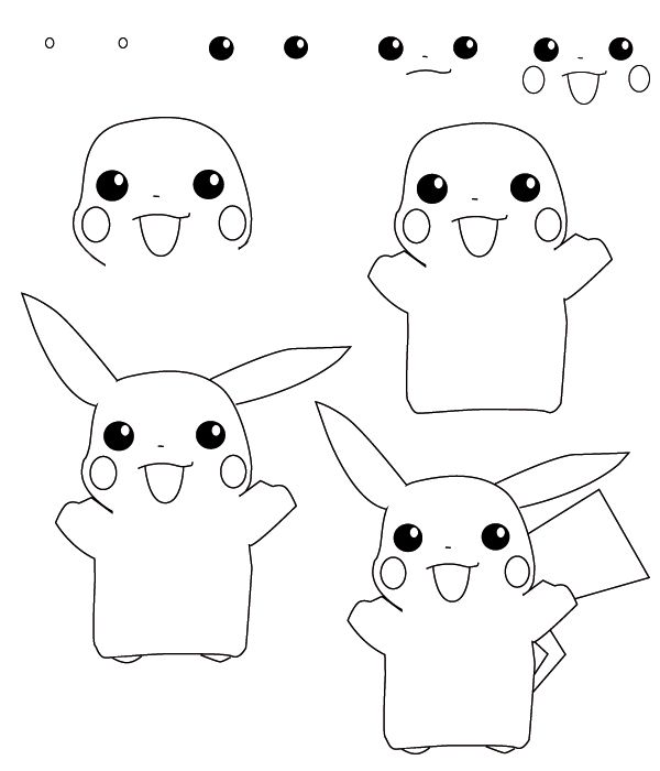 600x700 How To Draw Pokemon Learn How To Draw A Pokemon With Simple Step