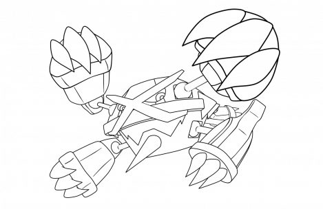 469x304 Legendary Pokemon Coloring Pages Mega Rayquaza Just Colorings