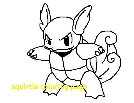 468x360 Squirtle Coloring Page