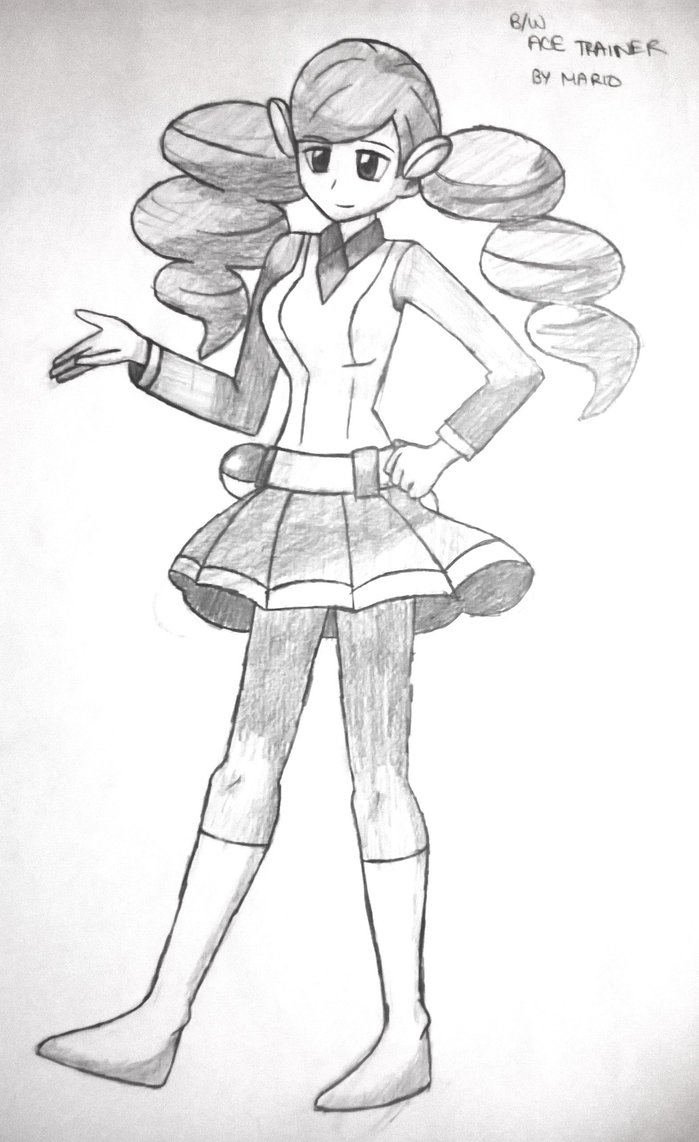 699x1142 Pokemon Bw Ace Trainer Female By Generalknife