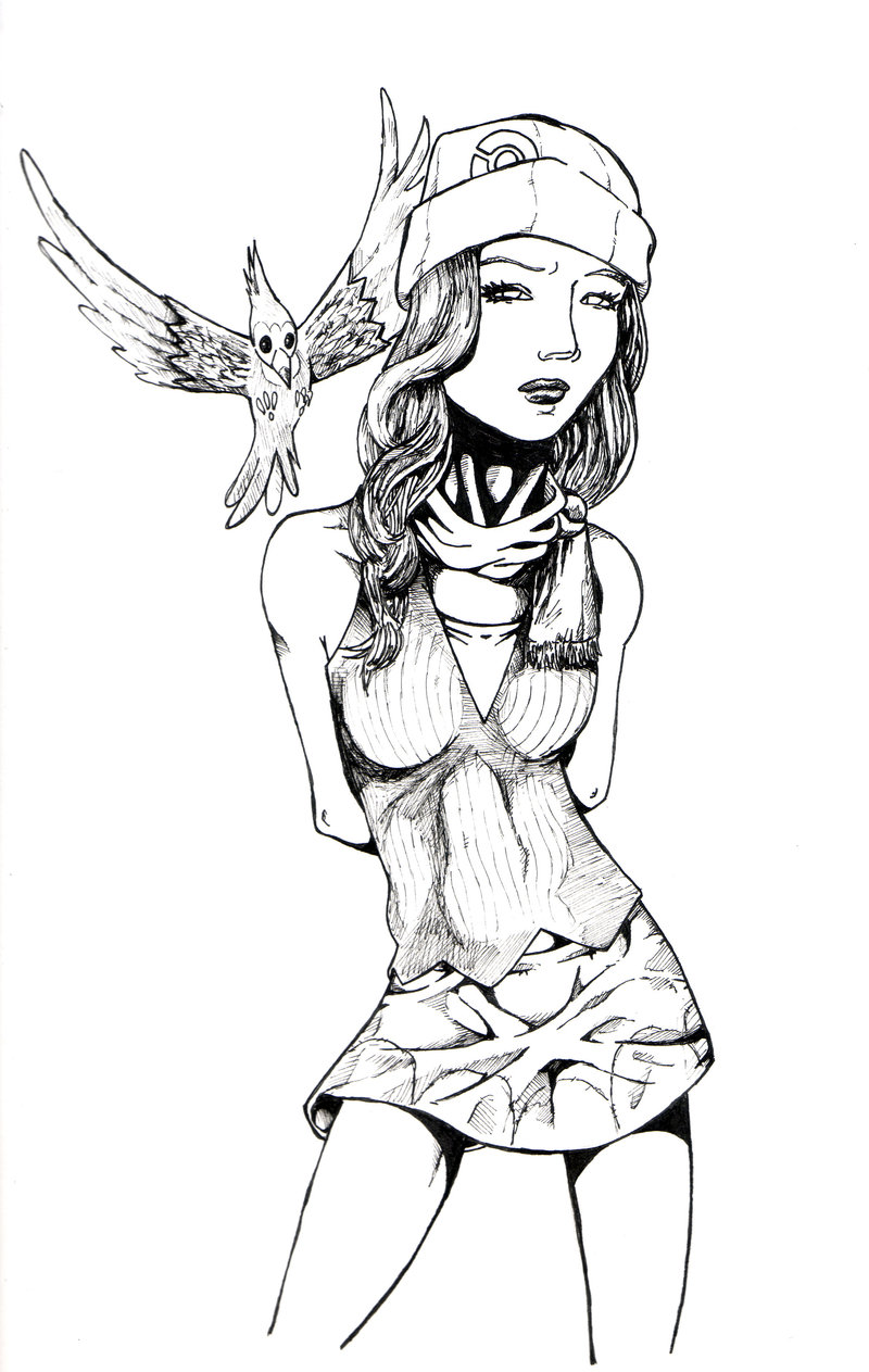 800x1263 Pokemon Trainer Dawn By Inthedoorway