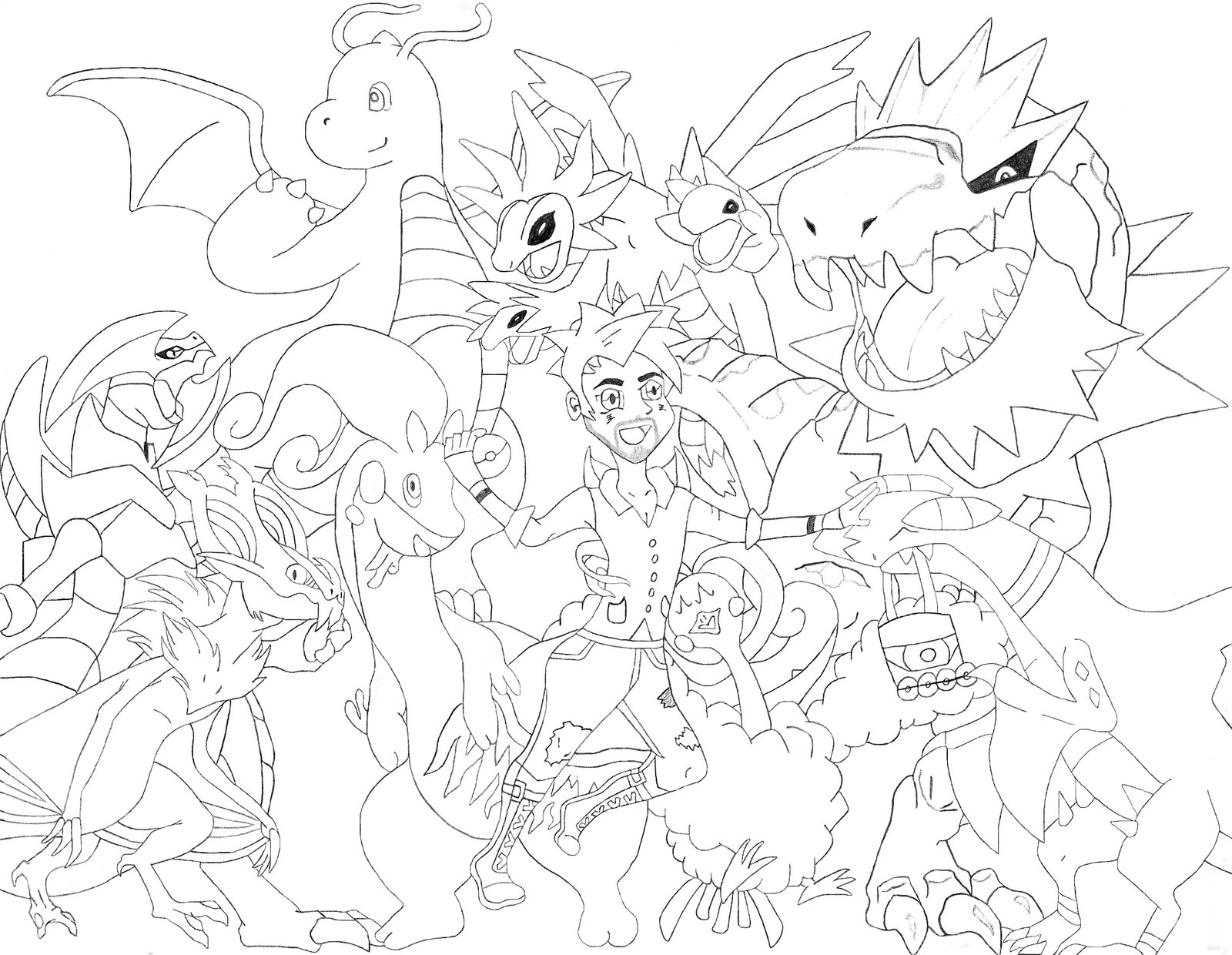 1600x1240 Me As My Dragon Type Pokemon Trainer By Adamlee200587