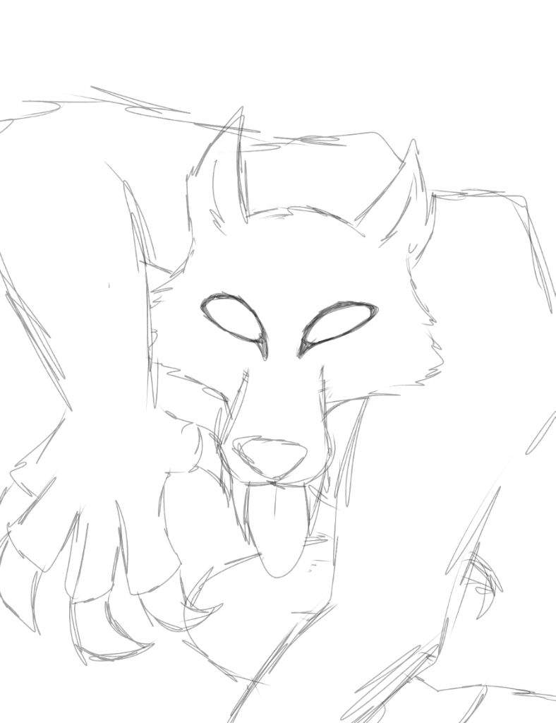 788x1024 White Wolfo Drawing Zelda Amino