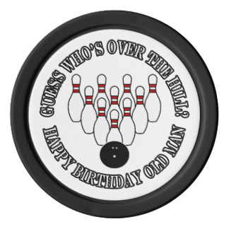 324x324 Bowling Poker Chips Zazzle