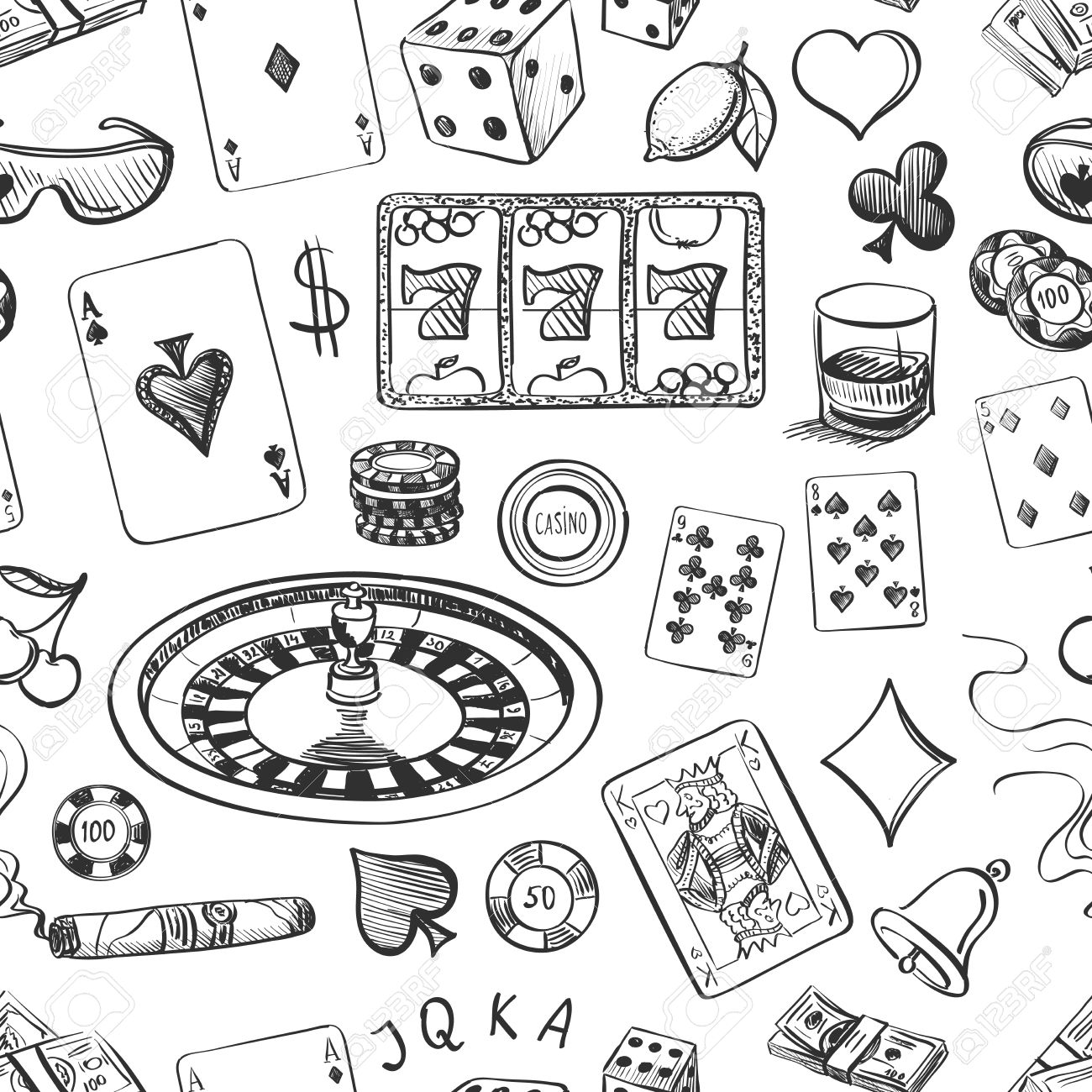 Poker Chip Drawing ~ Poker Chips Drawing At Paintingvalley.com ...