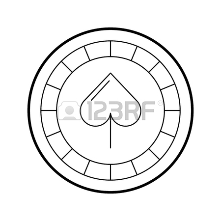 450x450 Casino Chips With Poker Cards Vector Illustration Design Royalty